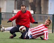 Michal Kalík v souboji se slánským Kubou Hořejším Michal Kalík v souboji se slánským Kubou Hořejším